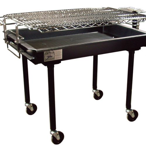 Rent a 2'x5' rotisserie charcoal grill All Seasons Rent All