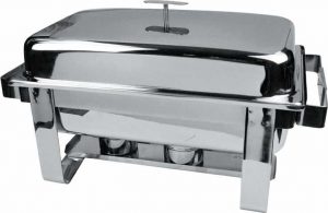 8 quart oblong stainless chafing dish