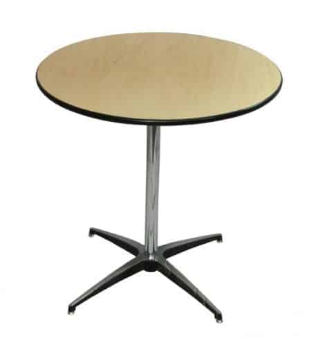 sitting height bistro table