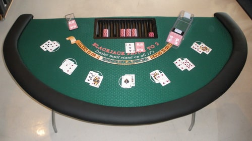 Real blackjack table for sale