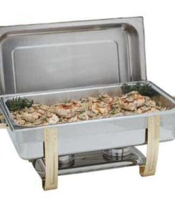 8 quart gold trimmed chafing dish