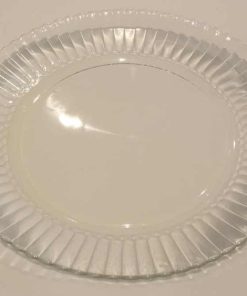 Plate, Fluted Glass Dinner