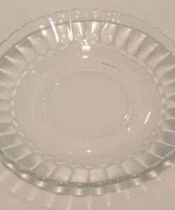 Coffee Saucer, Fluted Glass