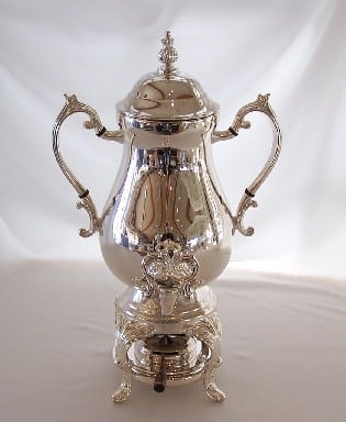 20 cup silver coffee urn