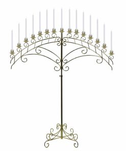 brass arch candelabra