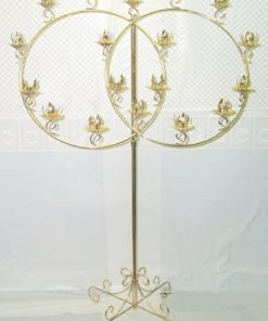 double ring candelabra
