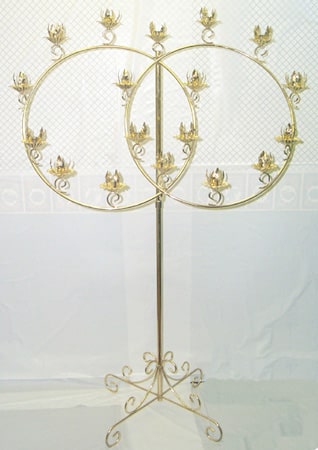 double ring candelabra