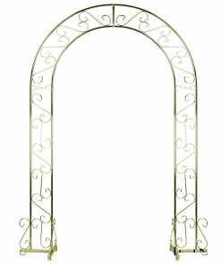 brass wedding arch
