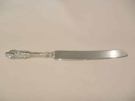 silver cake knife