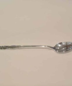 silver iced teaspoon
