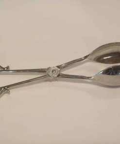 silver scissor tongs