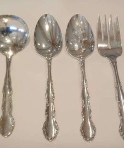 silver serving flatware