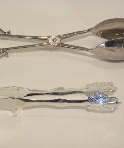 silver tongs