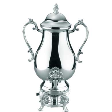 Coffee Urn, 50 Cup Silver – Party Tents & Events