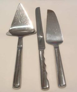 stainless cake pie flatware