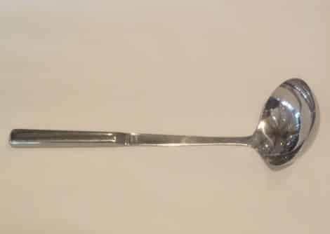 stainless soup ladle
