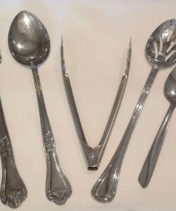 stainless serving flatware