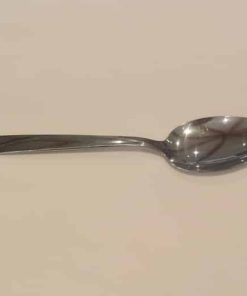 stainless serving spoon