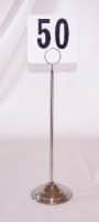 stainless table number stand