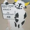 birthday cow sign