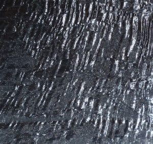 overlay black iridescent crush tablecloth