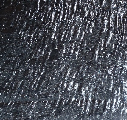 overlay black iridescent crush tablecloth