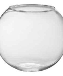 8" glass bubble bowl