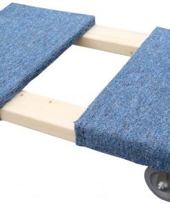 4 wheel carpeted dolly