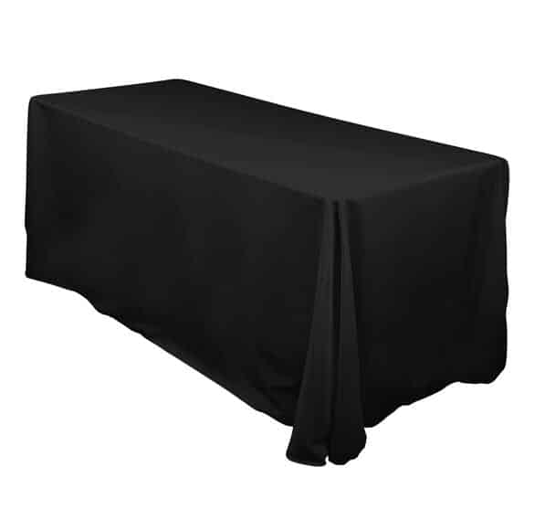 A Floor Length Banquet Tablecloth At All Seasons