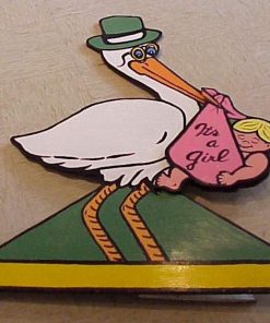 lawn stork yard sign