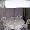round umbrella tablecloth