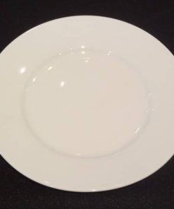 dinner plate white