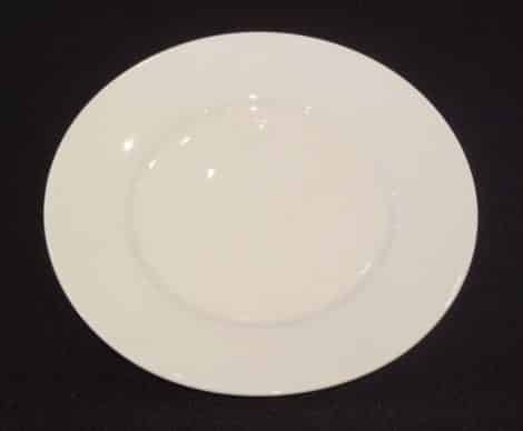 dinner plate white