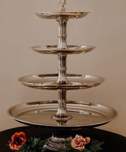 4 tier non ornate tray